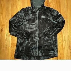 Nike Black Dri-FIT Performance Hoodie with Subtle Gray Logo